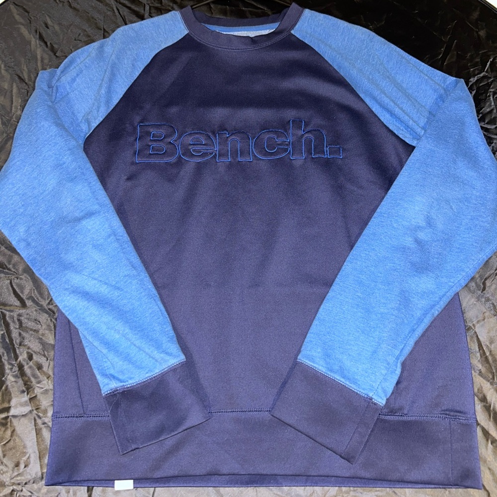 Bench Dark Blue and Light Blue Crewneck